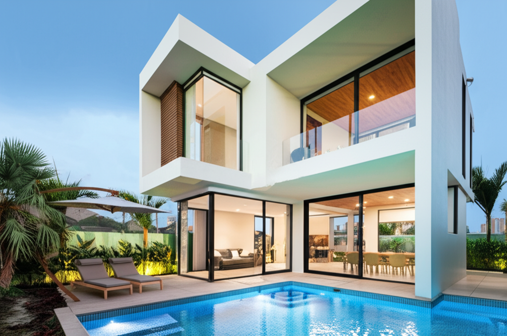 Casa 3 quartos com piscina